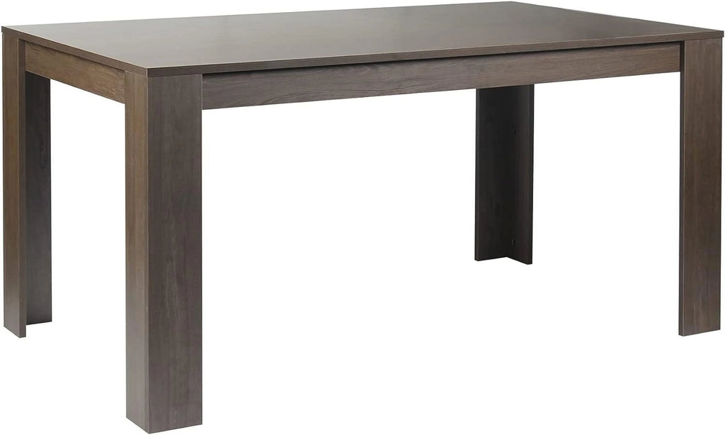 5 Piece Rectangular Wood Dining Table Set with 4 Green Chairs F79225