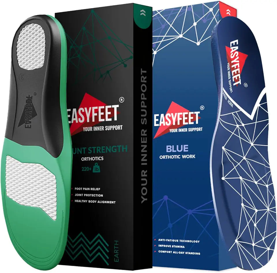 High Arch Support Orthotic Work Boot Insoles Size XL P7579