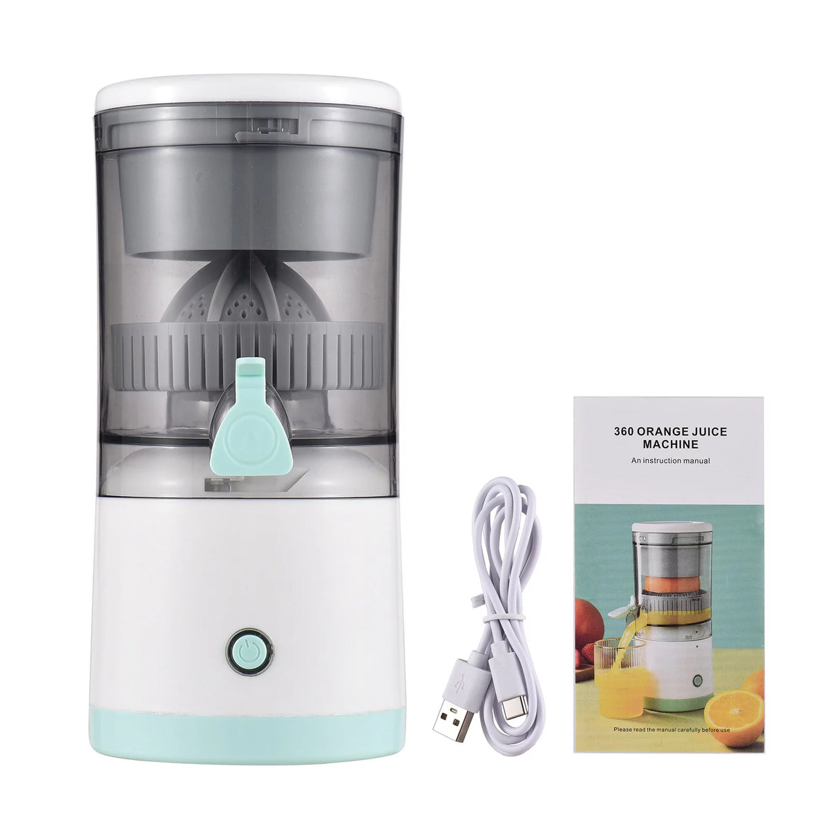 Electric Orange Juice Squeezer Portable Citrus Juicer I84730