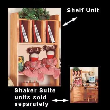 Honey Pine Solid Wood Desktop Shelf Unit E497337