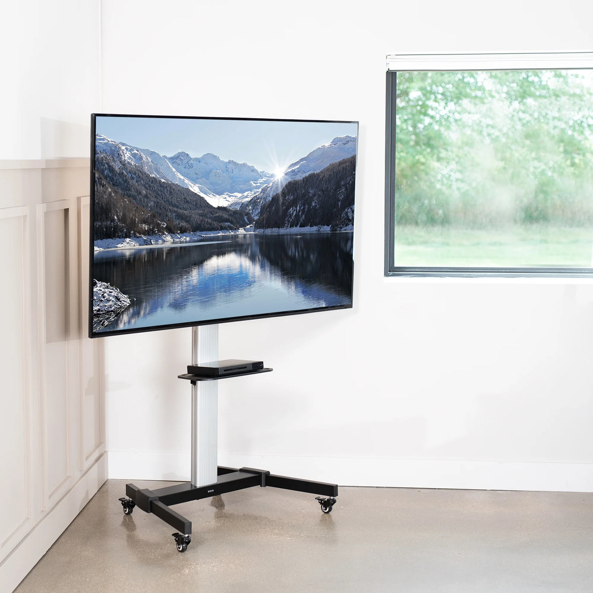 Heavy Duty Mobile TV Cart for 32" to 83" Flat Screen B6708