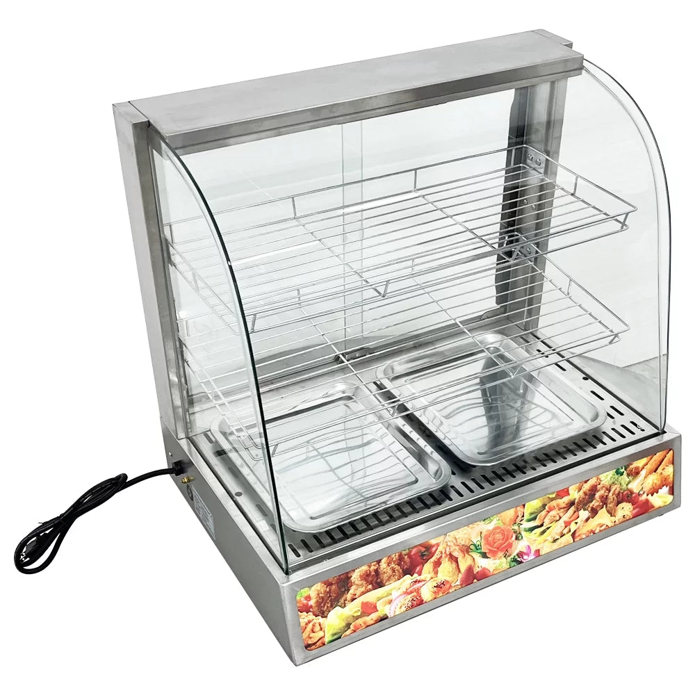 3 Tiers Electric Food Warmer Display Cabinet S46372