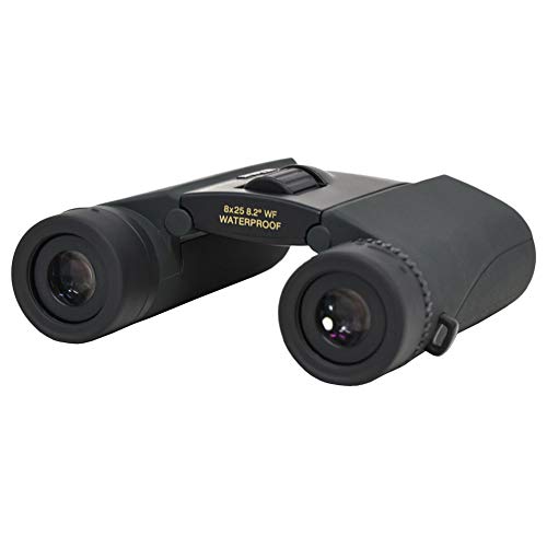 Black 8x25 Compact Binoculars J2191