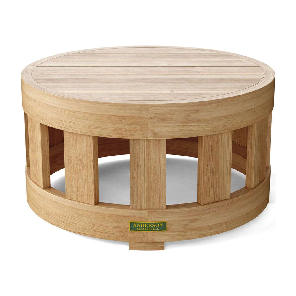 Natural Smooth Well Sanded Circular Coffee Table Q148