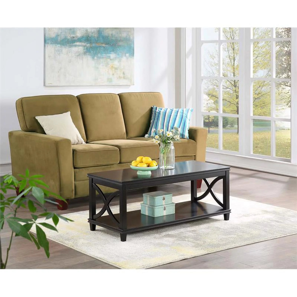 Black Wood Coffee Table F2281