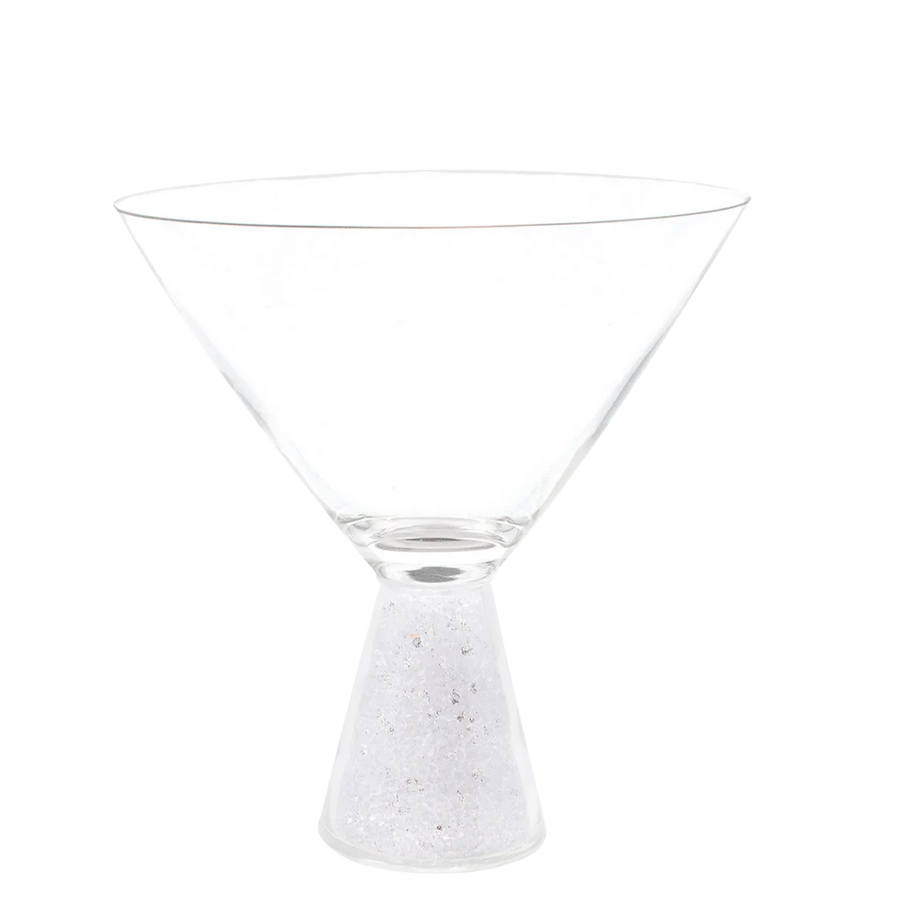Rhinestone Stemless Martini Glass Set of 6 T235033