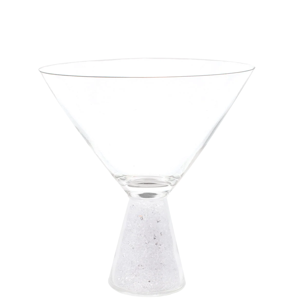 Rhinestone Stemless Martini Glass Set of 6 T235033