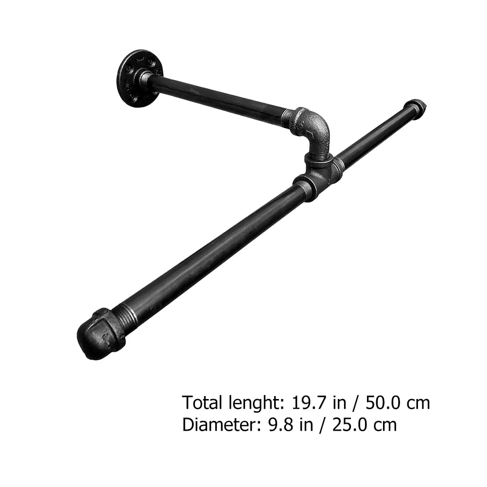 Wall Mounted Iron Clothing Rack B3666