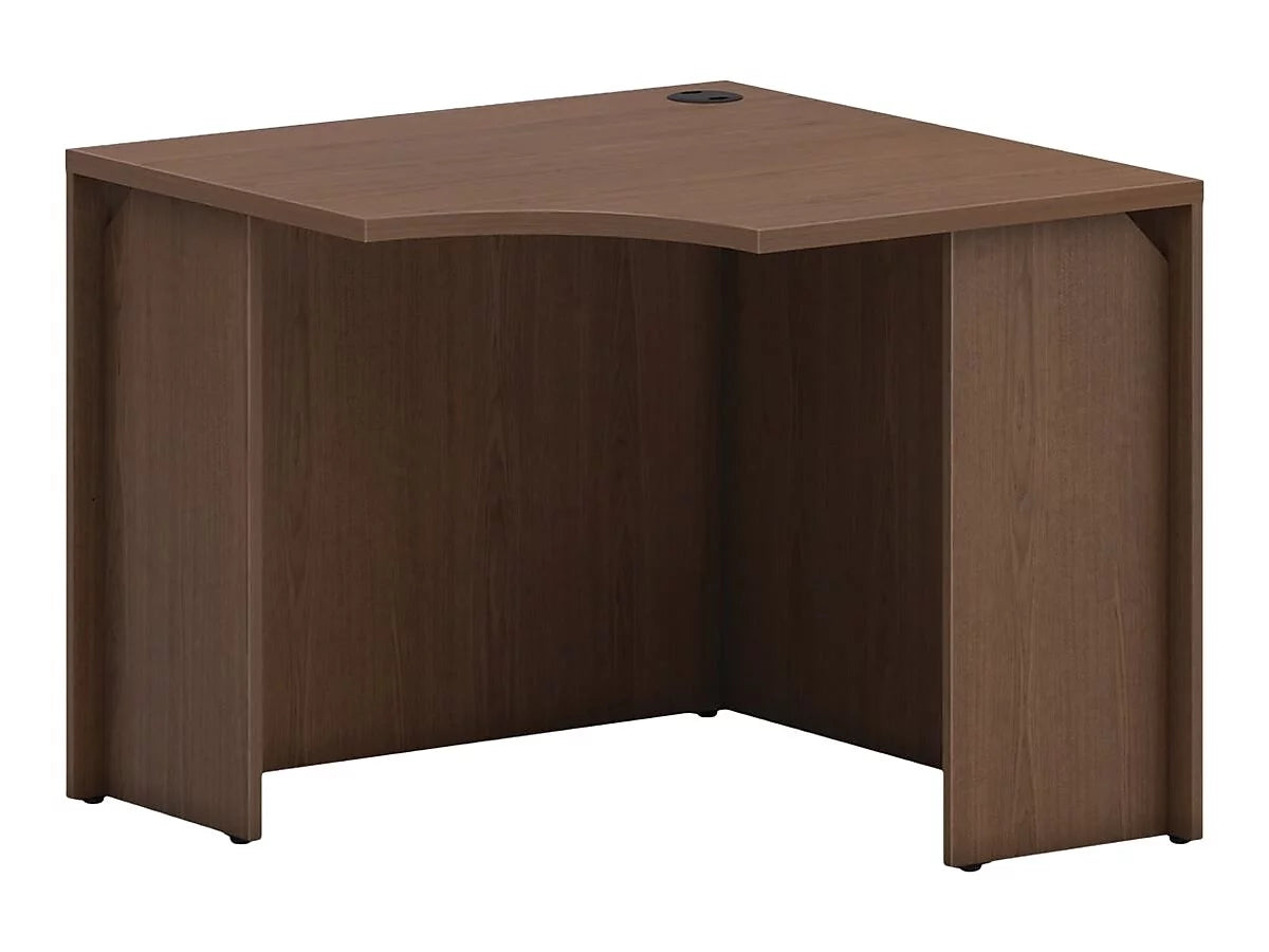 36" Corner Desk Shell Sepia Walnut H36841