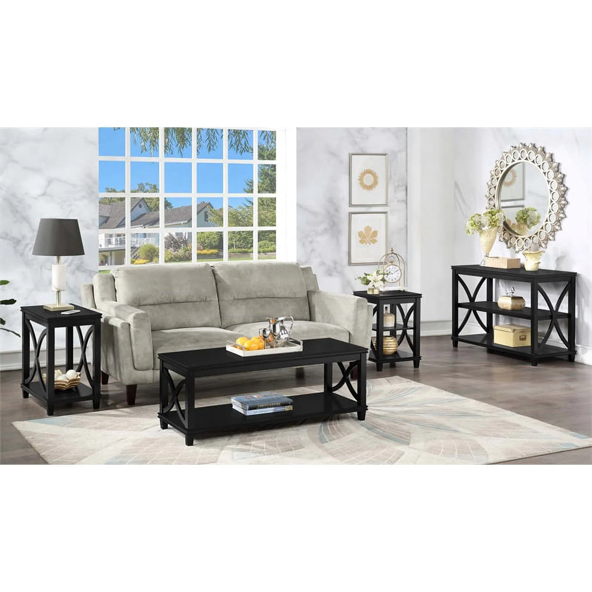 Black Wood Coffee Table F2281