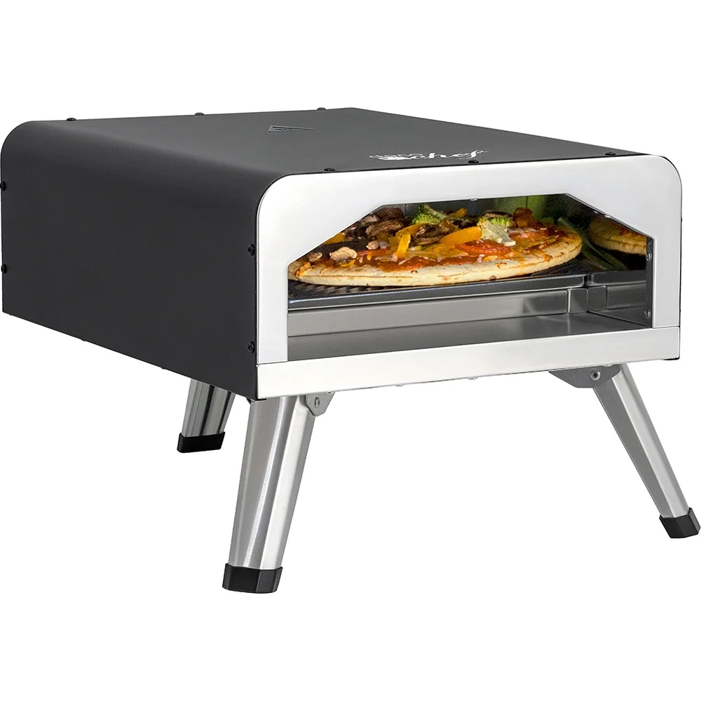 Electric Pizza Oven with 12-Inch Ceramic Stone and Grill B169
