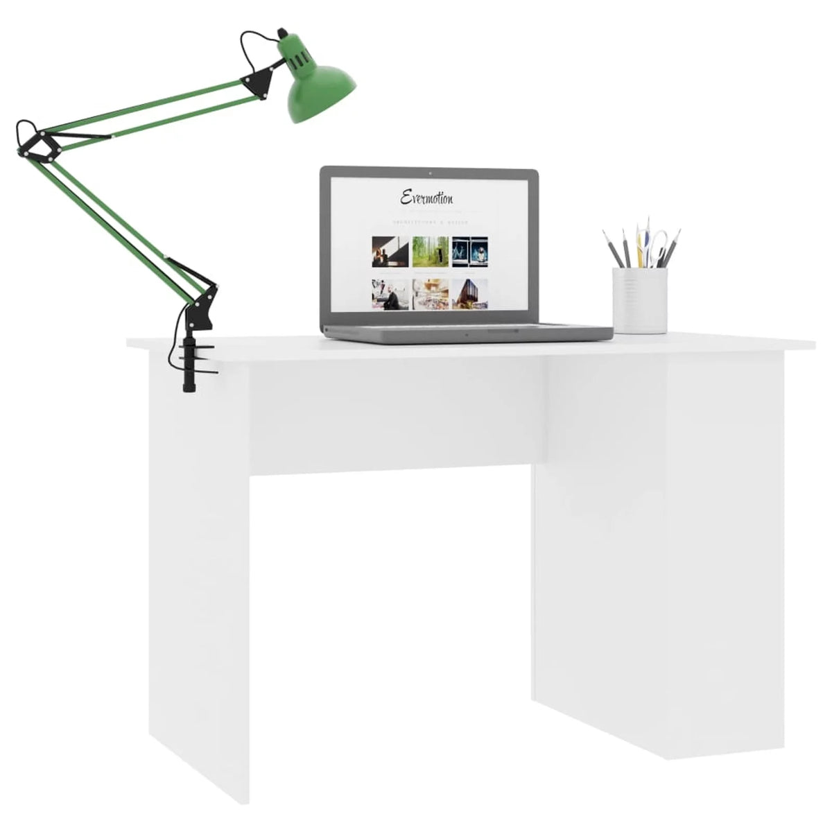 White Engineered Wood Desk H502880
