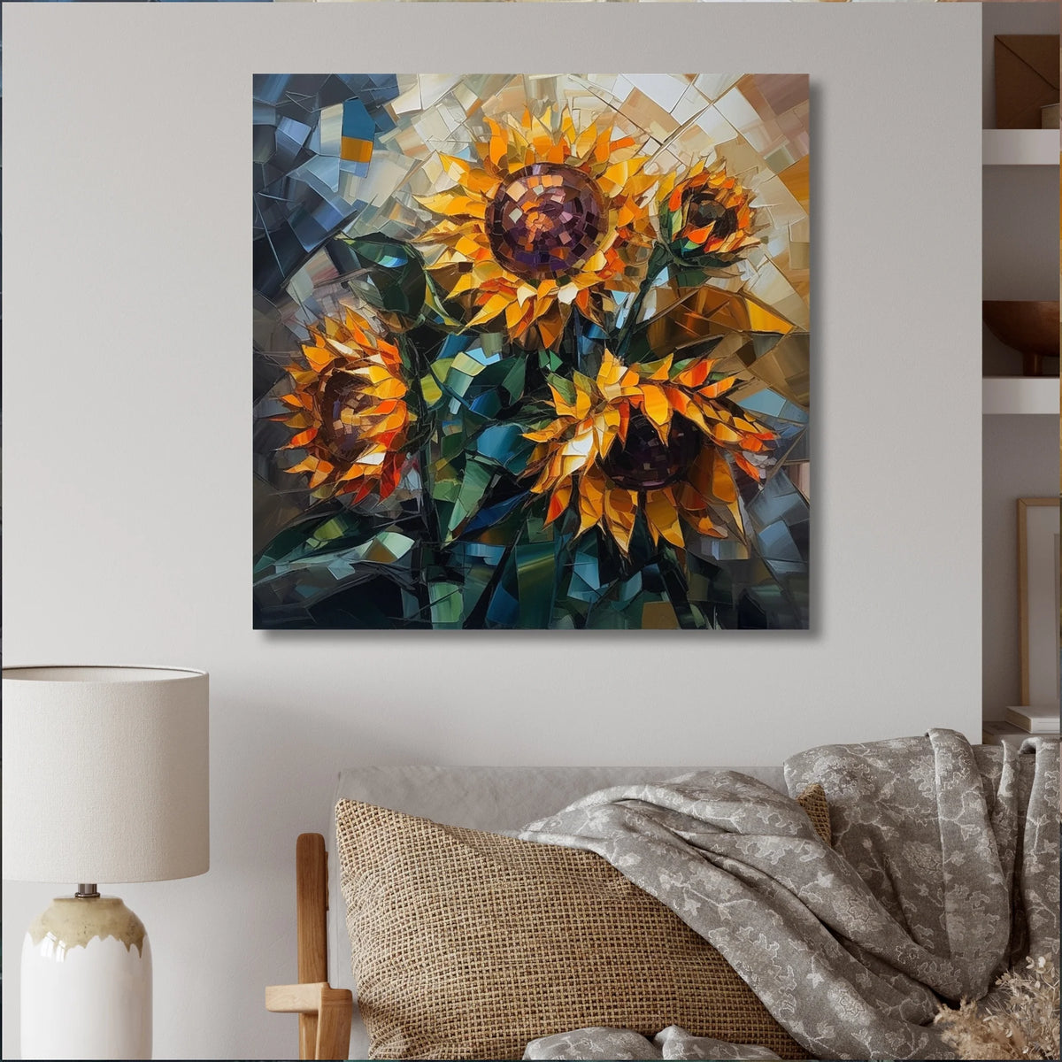 Floral Sunflower Wall Art A64118