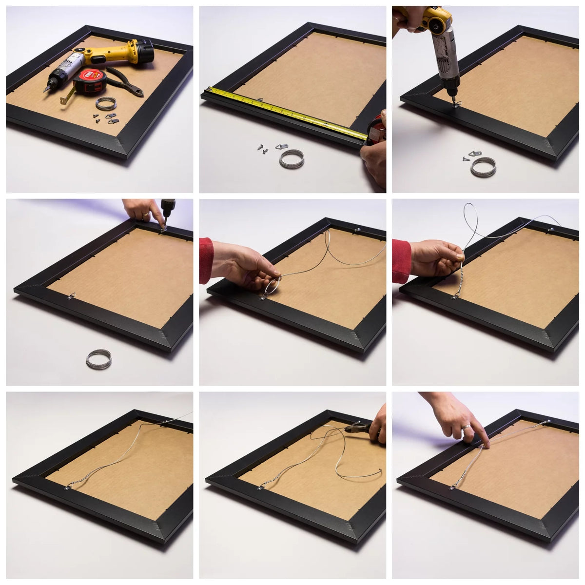 24x24 inch Unfinished Raw Wood Picture Frame J142224