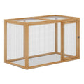 Chicken Cage Rabbit Hutch Bunny Pen with Openable Roof and Side Door R1069