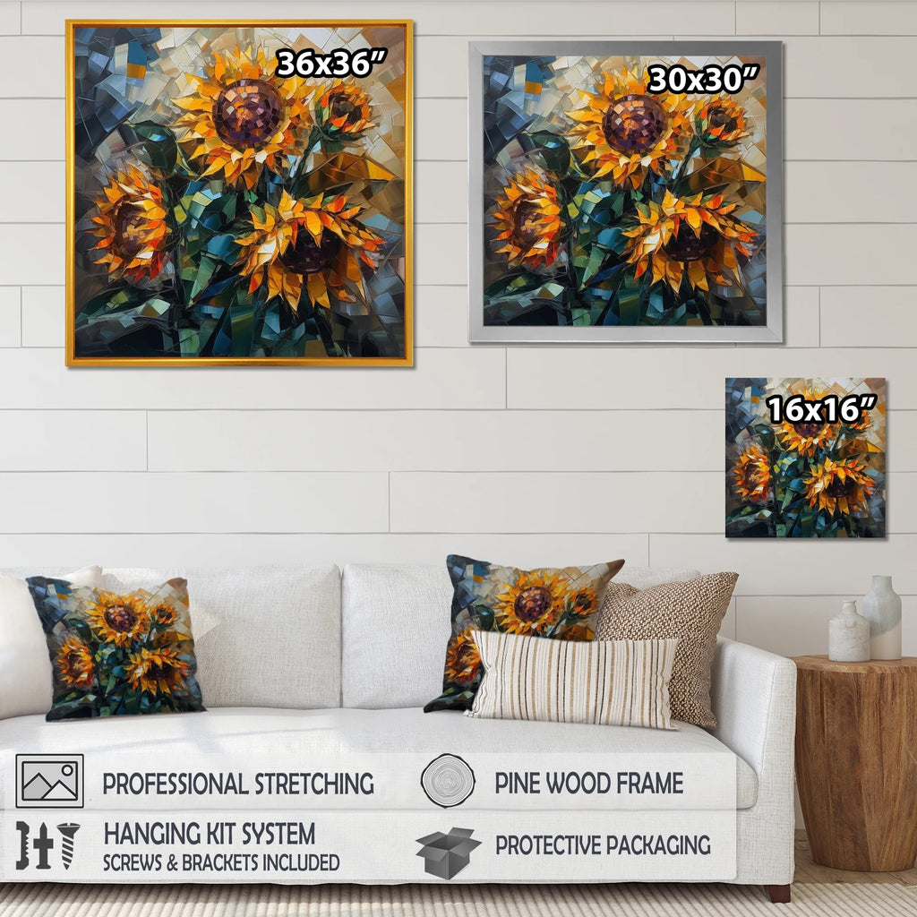 Floral Sunflower Wall Art A64118