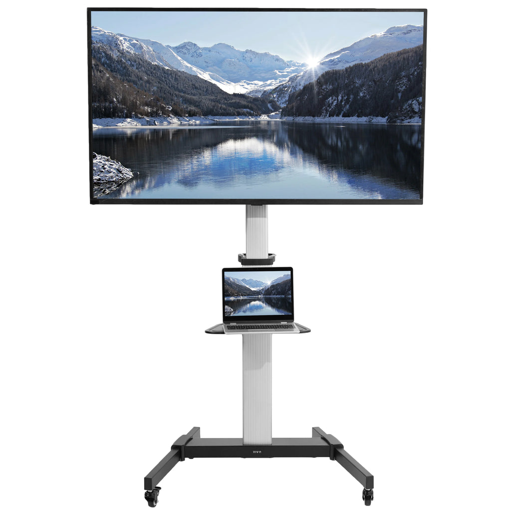 Heavy Duty Mobile TV Cart for 32" to 83" Flat Screen B6708