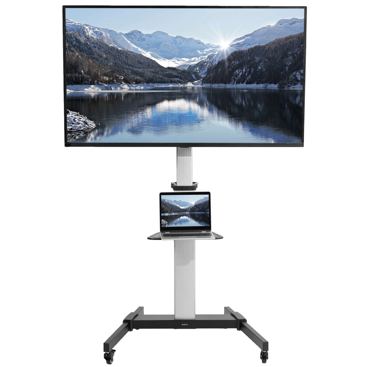 Heavy Duty Mobile TV Cart for 32" to 83" Flat Screen B6708