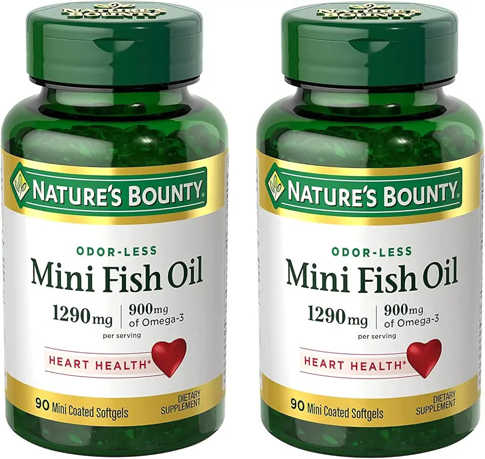 90 Mini Coated Softgels Omega-3 Fish Oil O3054