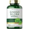 Ginkgo Biloba Capsules 6000mg 200 Count Supplement D214479