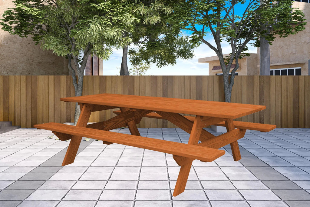 Solid Wood Outdoor Picnic Table W4150
