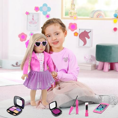 18 Inch Doll Makeup Accessories and Clothes Tote Bag Set D9988