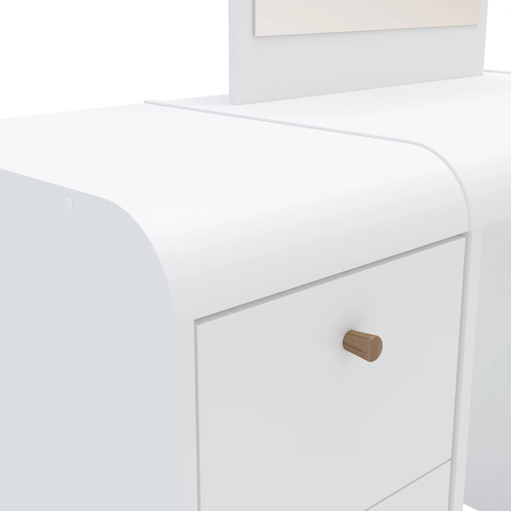 White Lighted Vanity Table Z4910