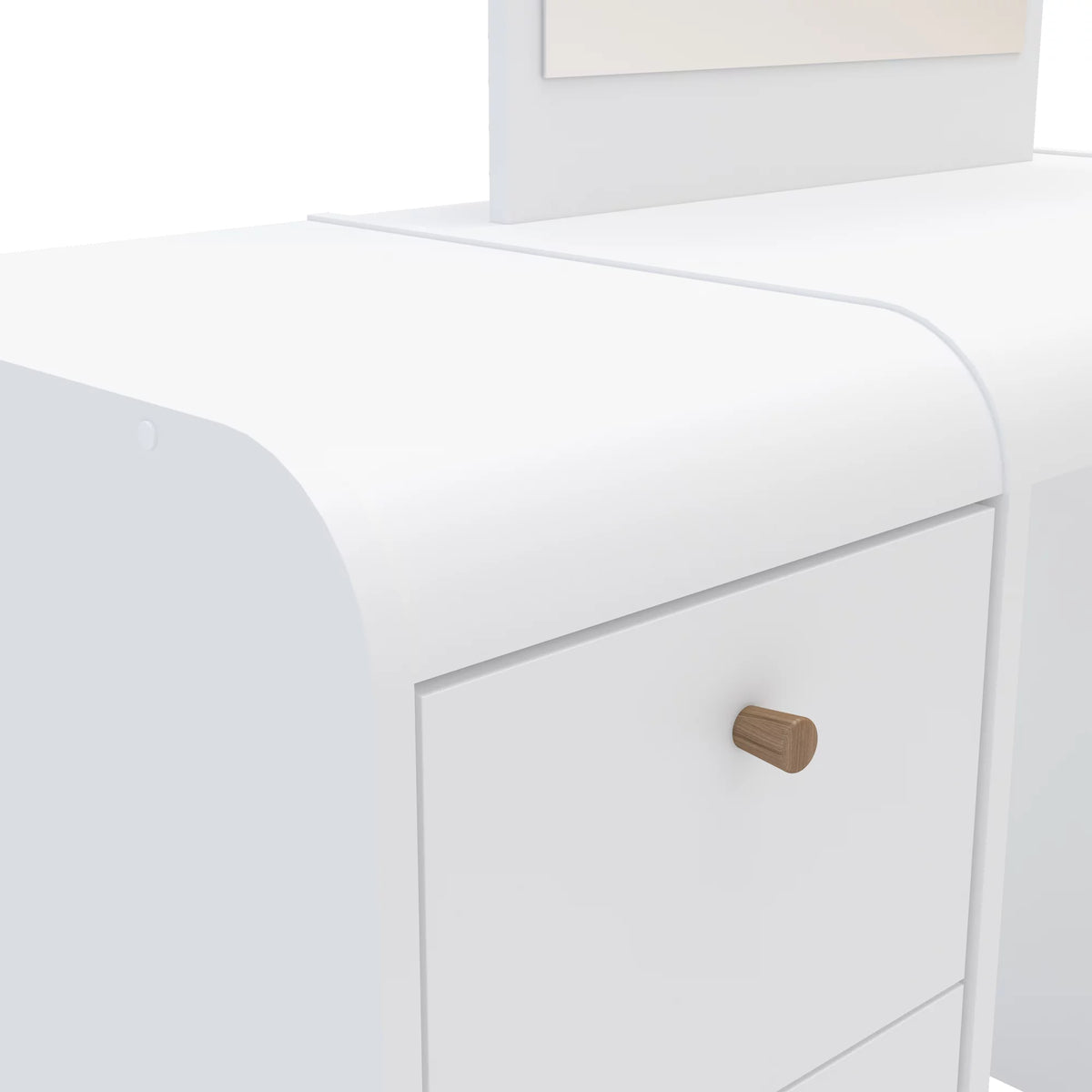 White Lighted Vanity Table Z4910