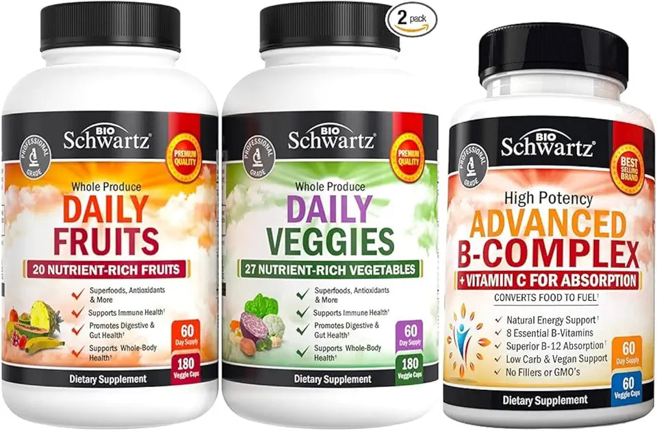 Fruits and Veggies Supplement Plus Vitamin B Complex with Vitamin C Y300