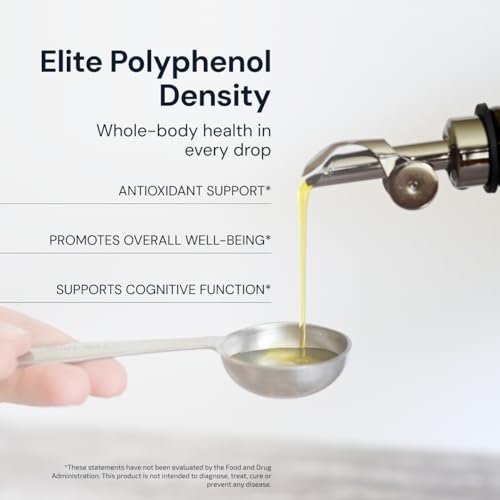 Cold Pressed Polyphenol Rich Extra Virgin Olive Oil 750ml Glass Bottle B71449