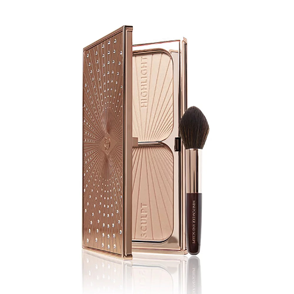 Bronze & Glow Bronzer Highlighter Face Palette N1713