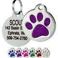 Stainless Steel Personalized Dog & Cat ID Tag A93188