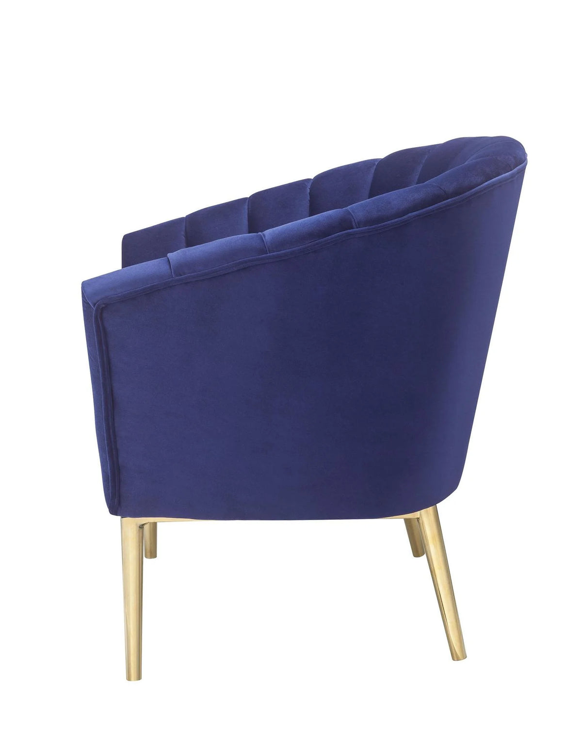 Midnight Blue Velvet Accent Chair E8258