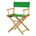 24 Inch Director's Chair Black Frame-Green Canvas L598