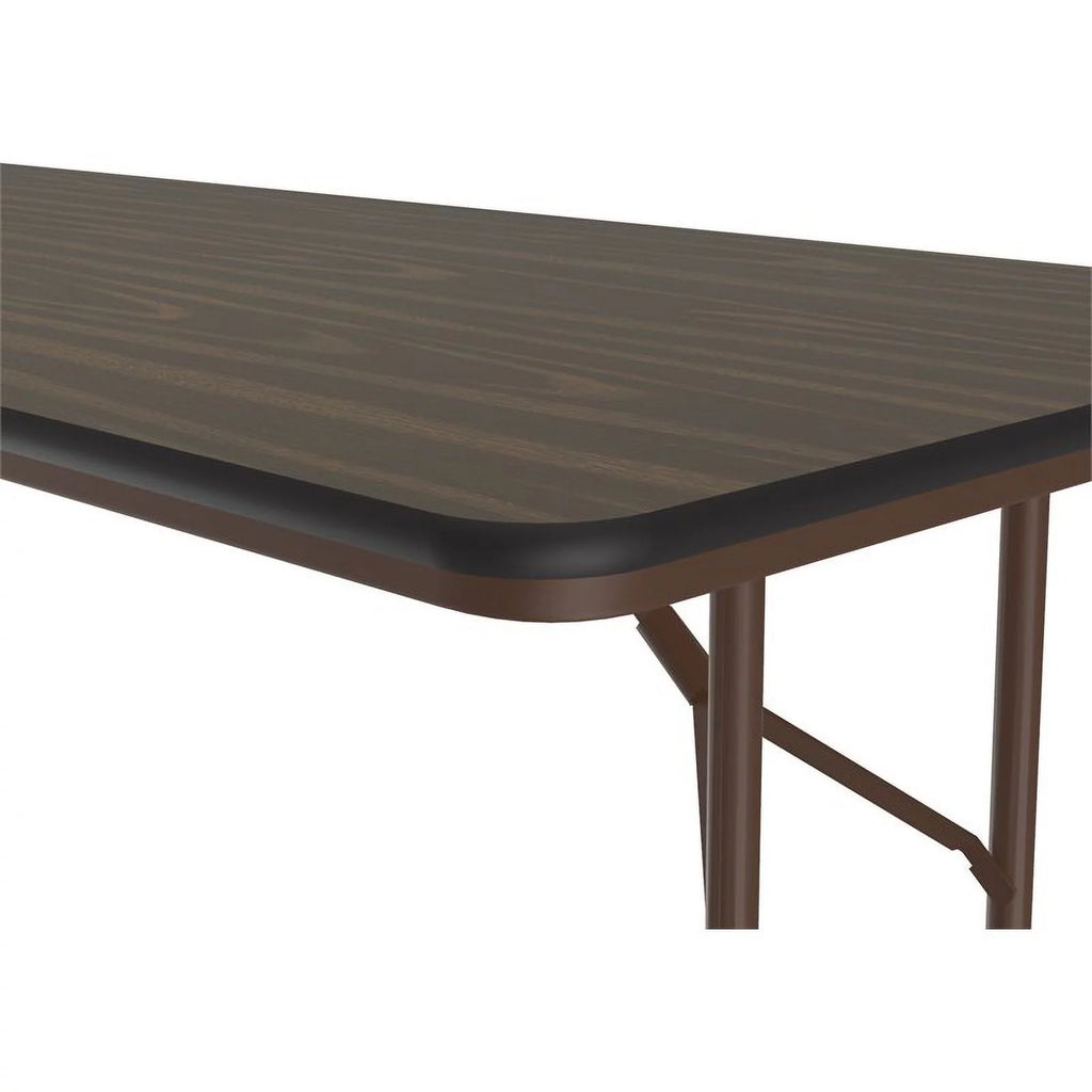 Adjustable Height Folding Table in Walnut P654