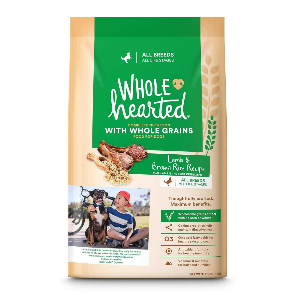 Lamb & Brown Rice Recipe Dry Dog Food W242