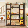 55" Wide 5-Tier Kitchen Storage Rack with Hutch U594