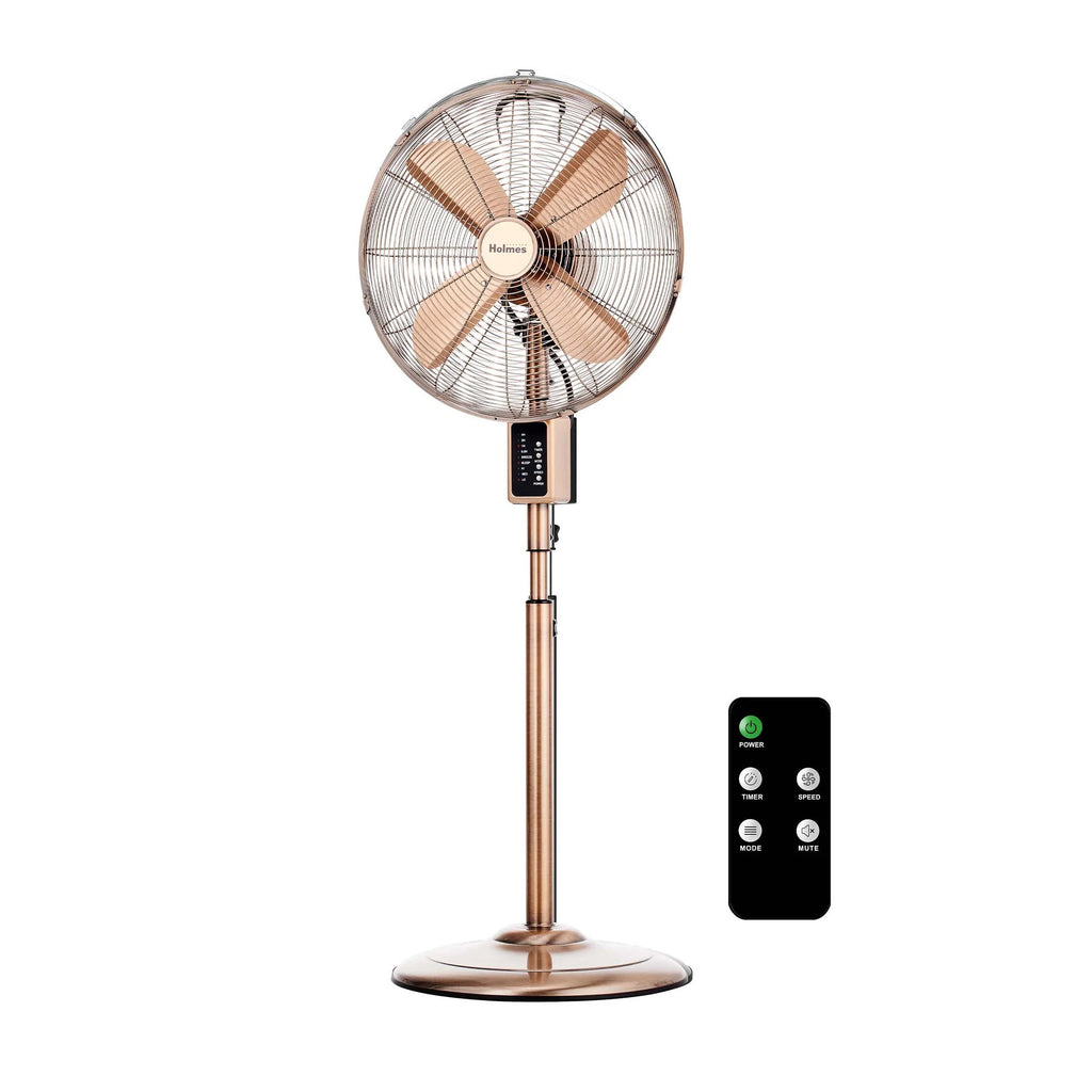 16" Digital Oscillating Metal Stand Fan V7503