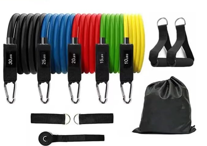 4-Wheel Abdominal Roller with Elbow Support Set of 13 H3132