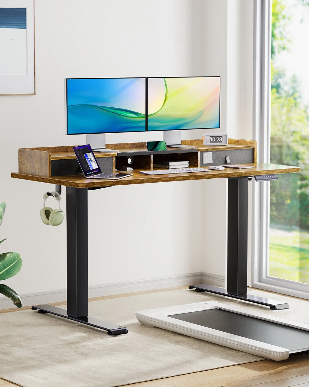 Adjustable Height Electric Standing Desk 55 x 24 Inches F995