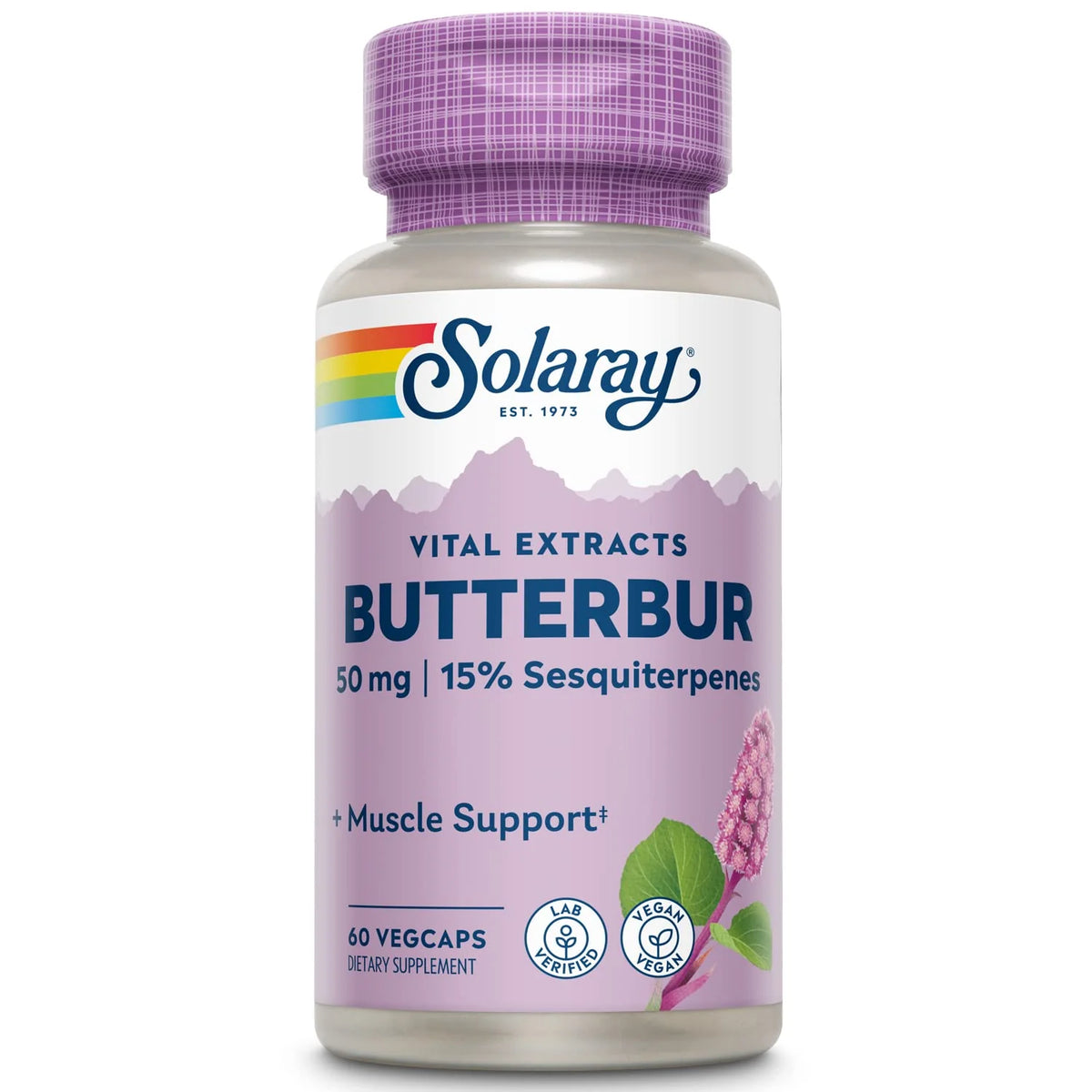 Butterbur Extract 50 mg 60 Veg caps Pack of 2 R45172