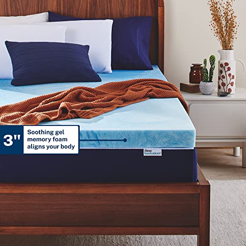 3 Inch Cooling Gel Memory Foam Mattress Topper King Size E645