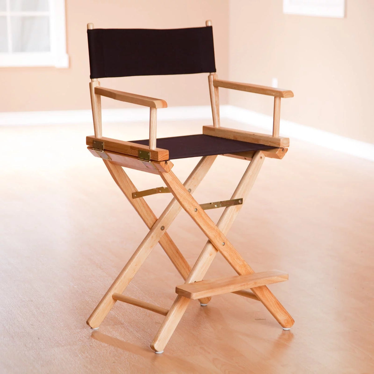 24 Inch Director's Chair Black Frame-Green Canvas L598