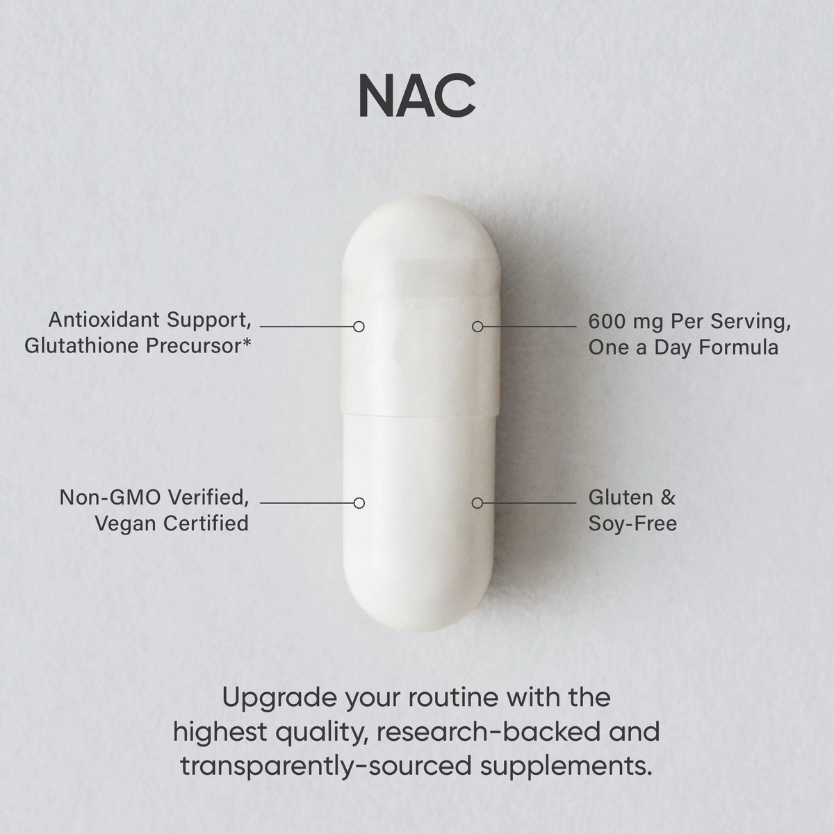 Vegan NAC 600mg 90 Count C256