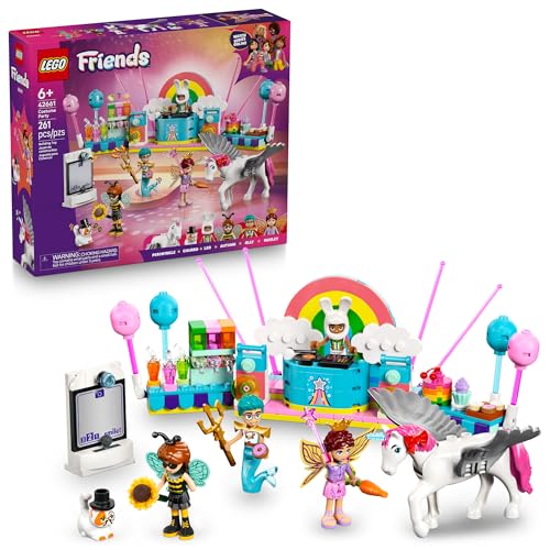 Pretend Play Building Toy with Cat and Unicorn Toys Y73498