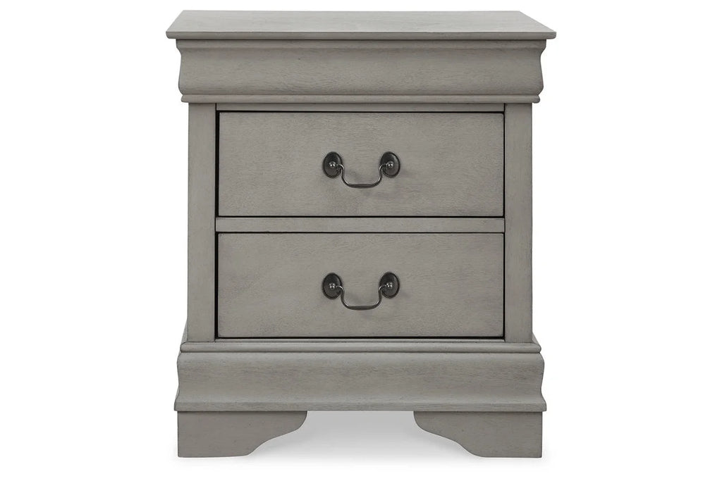 Gray Nightstand Y637