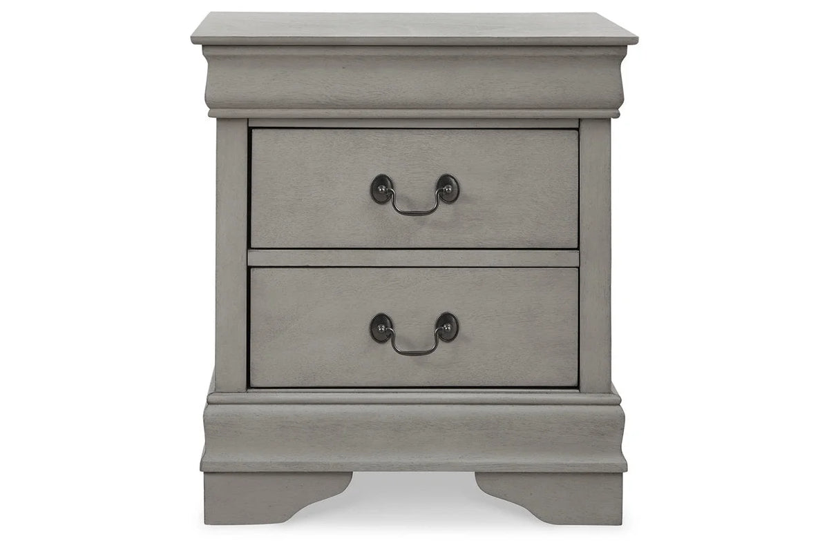 Gray Nightstand Y637