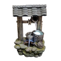 Polyresin Well Fountain with LED Lights Z63848