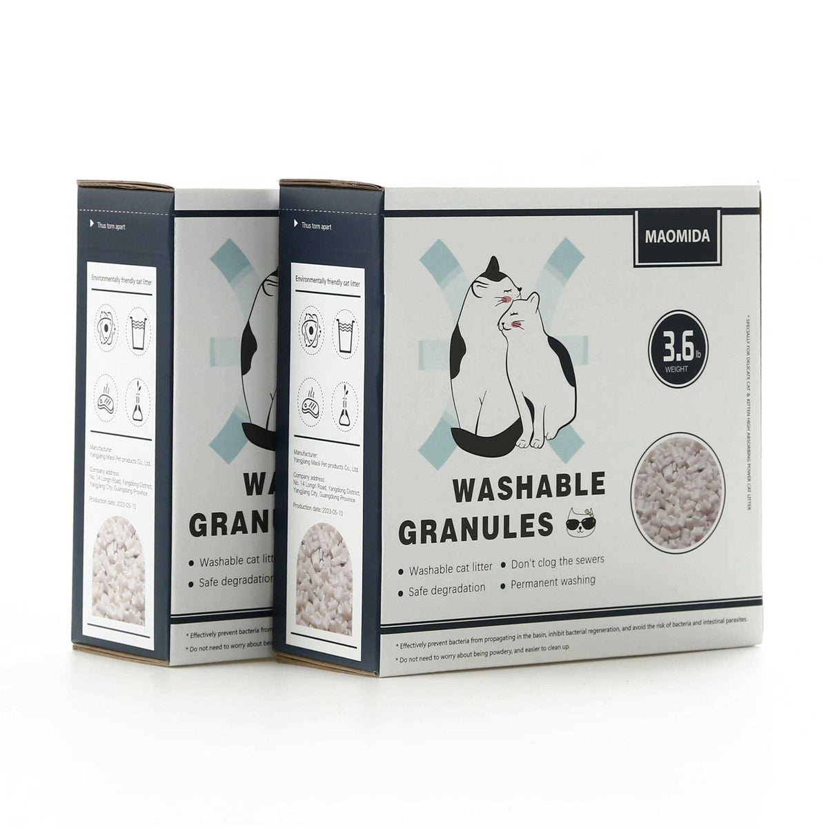 Washable Compostable Flushable Cat Litter Refills 7.2lbs W358