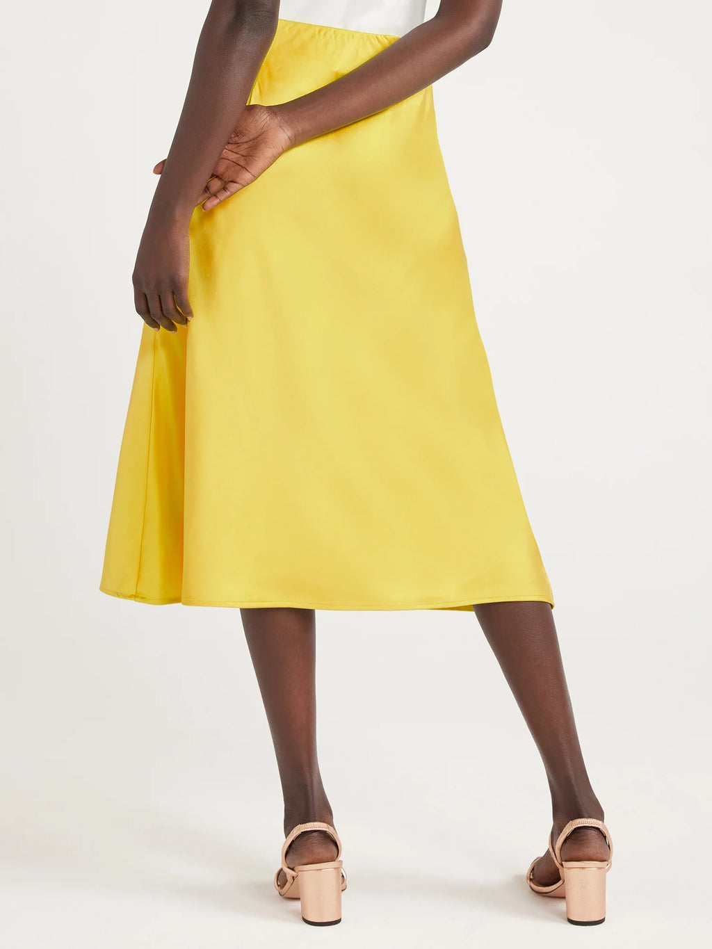 Bias Slip Midi Skirt W2820